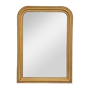 Miroir à moulures doré 103x74cm à personnaliser