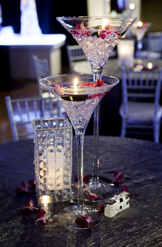 Déco vase martini mariage… encore eux ?! Locadeco