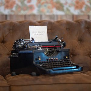 machine à écrire vintage nord