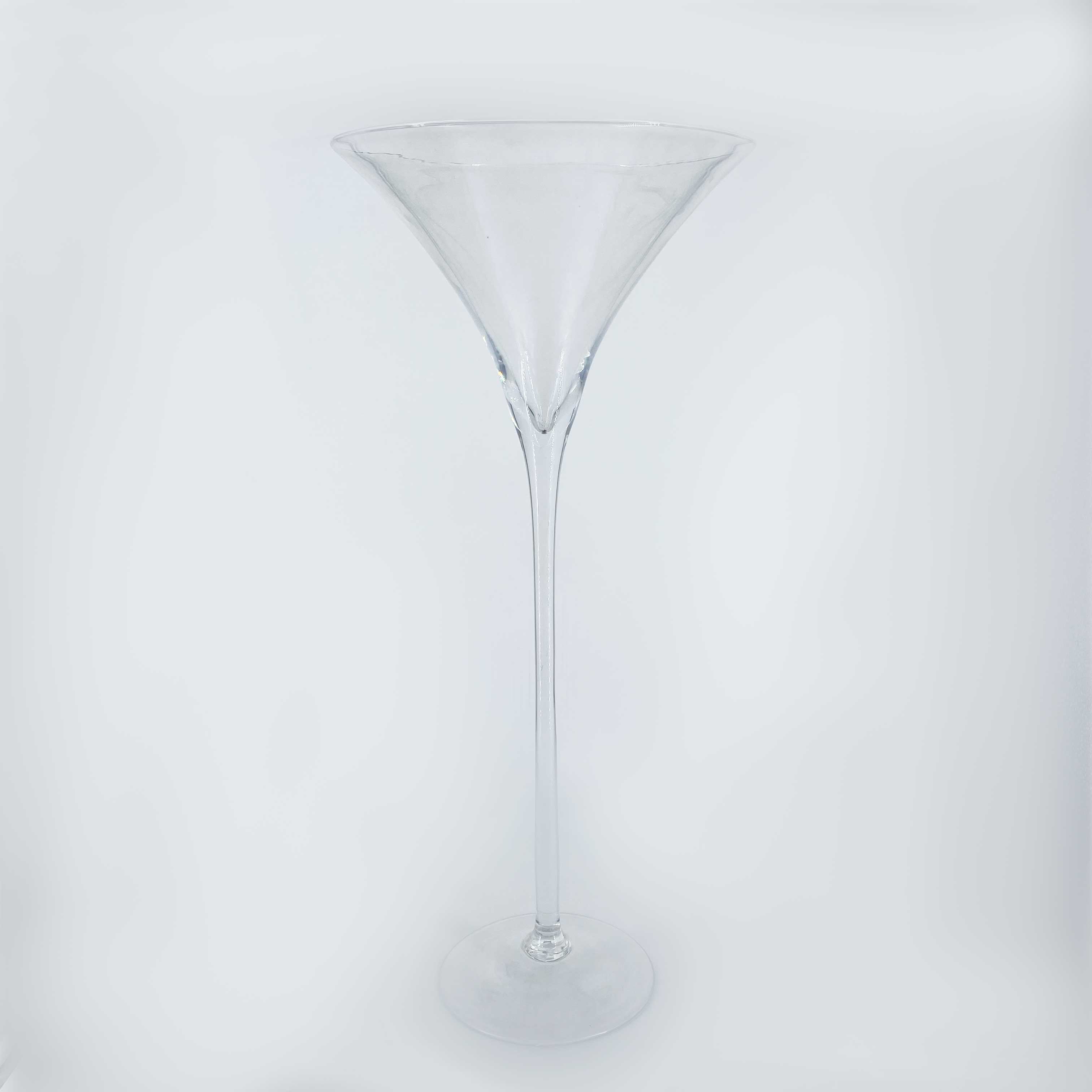 décoration de table/mariage Lot de 6 vases décoratifs en forme de verres à martini de 60 cm 